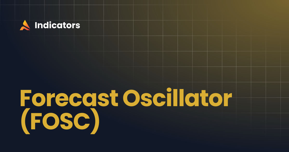 Forecast Oscillator (FOSC) | Indicators